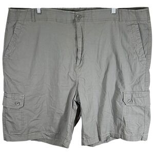Architect ActiveFlex Mens Gray Ripstop Cargo Shorts Size 44 Stretch Utility